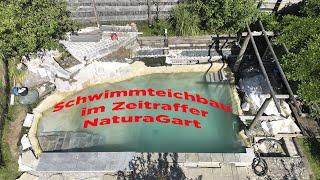  NaturaGart Schwimmteich selber bauen | Zeitraffer