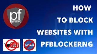 How to block YouTube, Facebook in two minutes | AD BLOCK PF-SENSE | pfblocker | Pf-ng