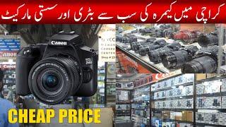 Camera Market Visit In Sadar Karachi / New & Used Cameras / DSLR & More / Shop Tour / Jacob Javed TV