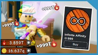 Buying The Infinite Magic Gamepass In Roblox Spellblade Simulator