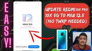 Manually Update Redmi 10X / 10X Pro 5G to MIUI V12.5 Stable Rom (NO NEED FLASH) | For users: V12.0.2