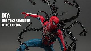 DIY: Custom Symbiote Effect Pieces for Hot Toys Spider-Man 2 Advance Suit 2.0