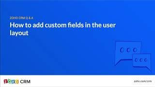 How to add custom fields in the user layout?