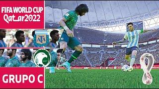 Mundial Qatar 2022 - Argentina vs Arabia Saudita ● Pes 2021