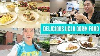 Eating So Much Delicious UCLA Dorm Food!