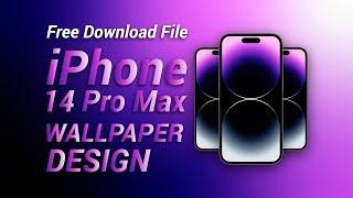 How to Design iPhone14 Pro Max Wallpaper illustrator