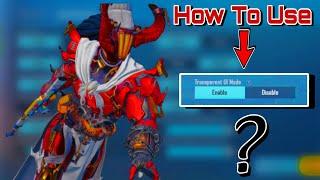 How To Use Transparent UI Mode In Pubg Mobile/Bgmi || What Is Transparent UI Mode | by Riyasat Gamer