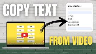 How to Copy text from a YouTube Video on Mac AND Windows