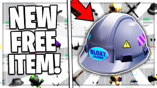 FREE ITEM! CLAIM NOW! HOW TO GET BLOXY BUILDER'S HELMET FOR FREE! (Roblox)