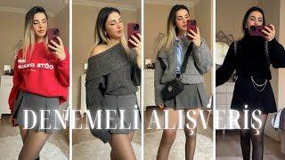 DENEMELİ ALIŞVERİŞ - ZARA - BERSHKA - MANGO - İNDİTEX İNDİRİMLERİ - KUTU AÇILIMI - KOMBİN ÖNERİSİ