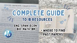  the BEST ib resources to get 40+ points