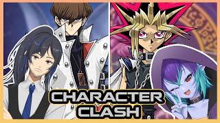 @TheWeary101 Plays with his deck in front of @Mimcubus- Yu-Gi-Oh Character Duel Kaiba vs Yami