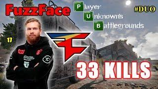 PUBG - Faze FuzzFace & Mxey - 33 KILLS #DUO