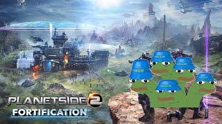 PlanetSide 2: Fortification Update Gameplay. Giga bases