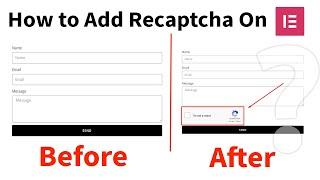 How to add Google Recaptcha In Elementor Form | Expert Azi