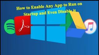 How To Run any Apps on Start up | Tech With Sairam