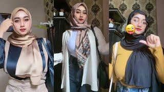 AURA STEPMOMNYA KUAT BANGET || Jilboobs Pemersatu Bangsa || Tiktok Hijab Tobrut Hot 