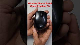 How To Repair wireless Mouse Scroll Wheel Problem Easly #wirelessmouse #repairmouse #mousefix