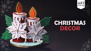 Christmas Decoration | Home Decor |  Christmas Candle Decor | @VENTUNOART