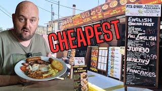 Is this THE CHEAPEST ENGLISH BREAKFAST IN GREECE ??? - This place is doing some INCREDIBLE DEALS !!!