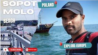 Poland  gdynsk | Sopot Molo Beach | 511 metres  wooden Pier @my crazy dreams