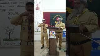 Khaima knot, Scout Leader training, Karachi Pakistan