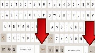 how to fix missing enter key in whatsapp