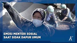 Mensos Sidak di Dapur Umum Bandung