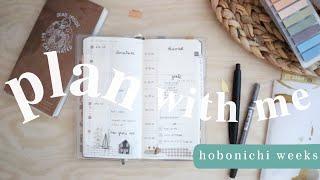 hobonichi weeks | plan with me