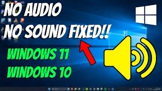 How To Fix No Audio Sound Issues in Windows 11