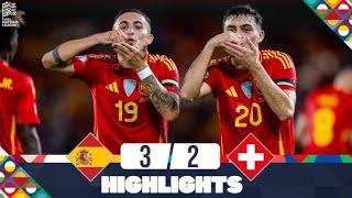 Spain vs Switzerland | 3-2 | Highlights | UEFA Nations League 2024-25