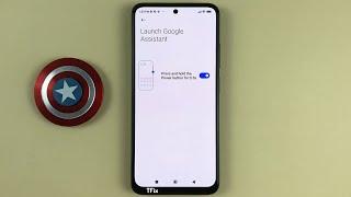 How to turn on/off long press the Google Assistant Open Power button on Redmi Note 11 Android 12