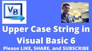 Upper Case String in Visual Basic 6