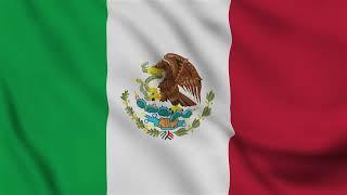 Mexico Flag Animation | Mexico Flag Waving Full Screen Animation - 4K Green Screen Flag #MexicoFlag
