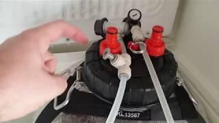 How to pressure transfer from a fermenter to a ball lock keg