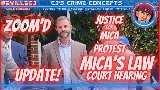 w/CJ#MicaMillerZoom'd! On Location!Court Hearing, Francis Family Press Conference!#MicasLaw