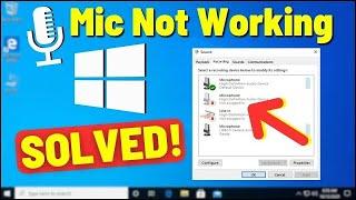 How to Fix Microphone Not Working on Windows 10 (2024)