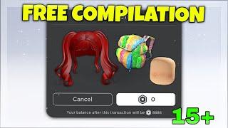 15+ FREE HAIR & ITEMS ROBLOX