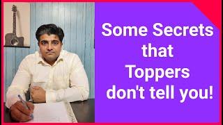 Success Secrets which Toppers dont Tell by Avneesh Dhariwal, (Qualified DJS and UPJS)