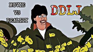 DDLJ MOVIE SPOOF | DDLJ MOVIE VS REALITY | SRK & KAJOL | BY ANIMATED VINES OF MK