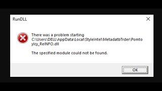 Fix Error There Was A Problem Starting Pomtoylcy_ReINFO.dll