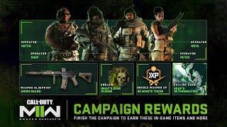 ALL CAMPAIGN REWARDS IN MODERN WARFARE 2