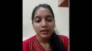 Urvi Singla (MADE EASY Student) expresses her views and experiences about MADE EASY.