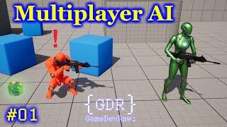 Making an AI Guard  #1 Project & Animations - Multiplayer AI - Unreal Engine 5 ( Beginner Friendly )