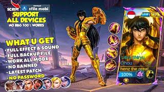 NEW Script Skin Chou Saint Seiya Libra Shiryu No Password - Full Effect & Sound - Latest Patch