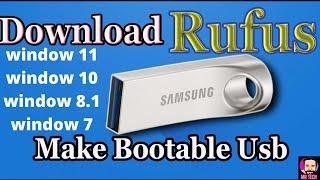 Download Rufus 3.13 - making a bootable USB / Pen Drive into Win 7 or 10 - Full Tutorial - HD