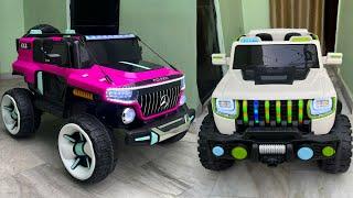 RC Mercedes Car Vs 4x4 RC Jeep Unboxing & Testing | Remote Control Ride On Car | Shamshad Maker