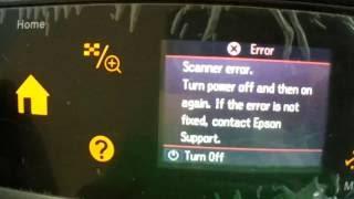 Fix Epson Scanner Error