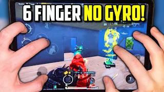 6 FINGER NO GYRO HANDCAM!! | PUBG Mobile