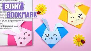 How to Make an Origami Bunny Bookmark | Corner Bookmark Ideas